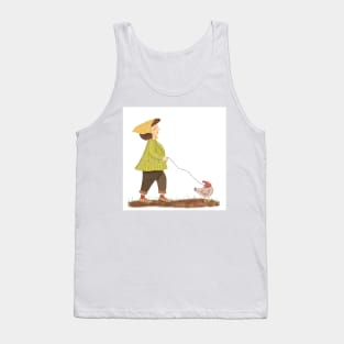 Walking the chicken Tank Top